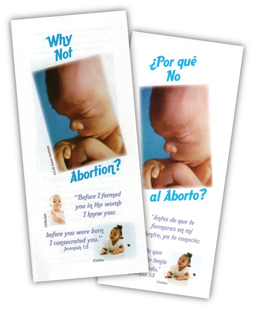 Image of "Why Not Abortion?" leaflet