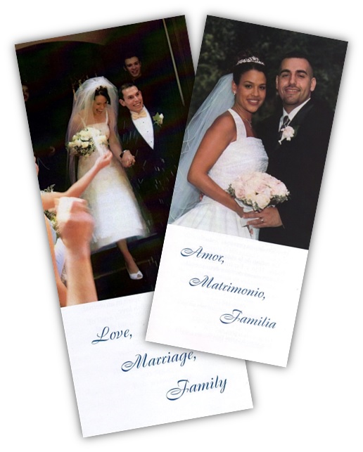 Images of "Love, Marriage and the Family" leaflet