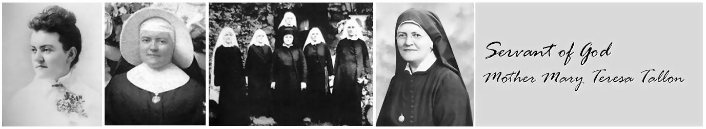Tableau of photos of Mother Mary Teresa Tallon