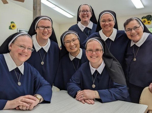 Sisters in the Dining Room at our Motherhouse
